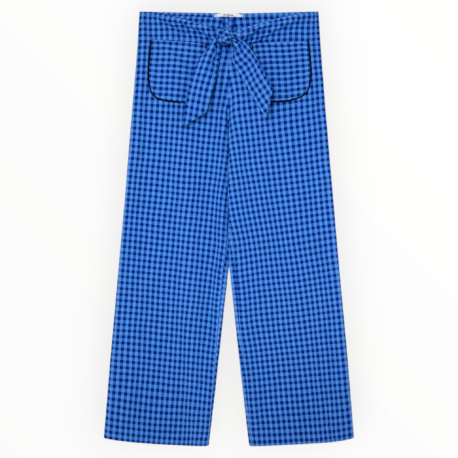 Pantalón Vichy Azul