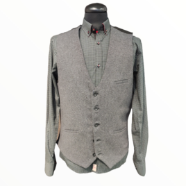 Chaleco Jaspeado gris