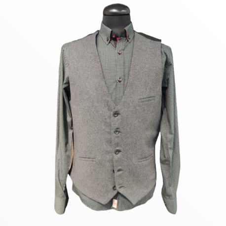 Chaleco Jaspeado gris
