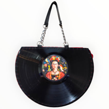 Bolso vinilo de mano Frida