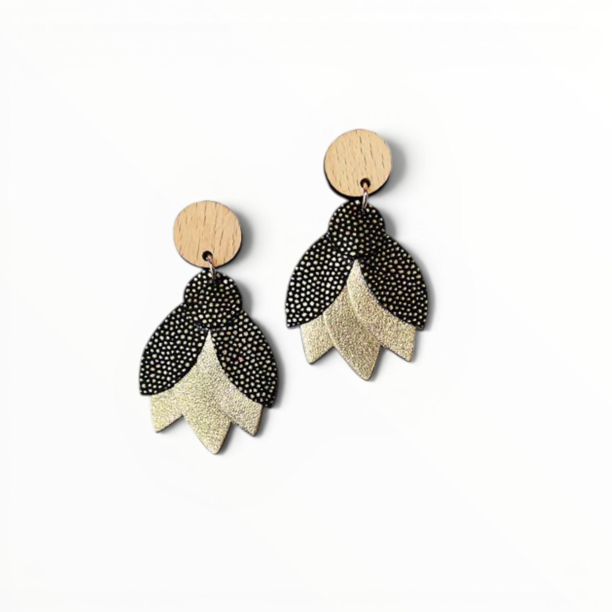 Pendientes Tulipán Olive