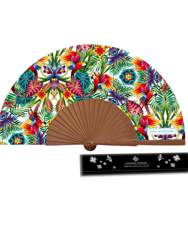 Abanico Selva Blanco