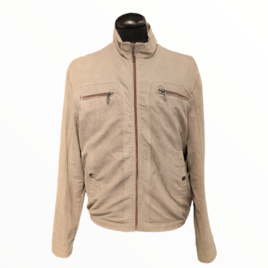 Chaqueta Antelina Beige
