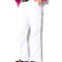 Pantalón Cargo Blanco