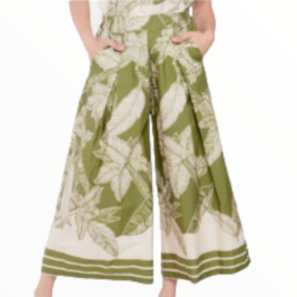 Pantalón culotte ancho