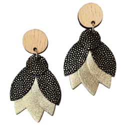 Pendientes Tulipán Olive