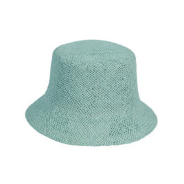 sombrero fibra turquesa