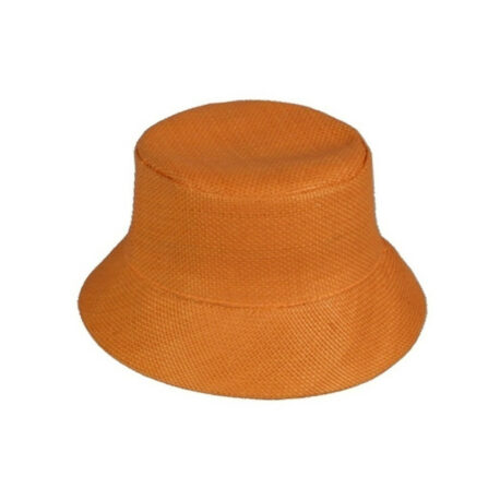 Sombrero trenzado naranja