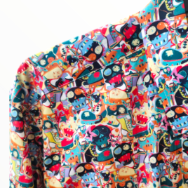 Camisa Calaveras multicolores