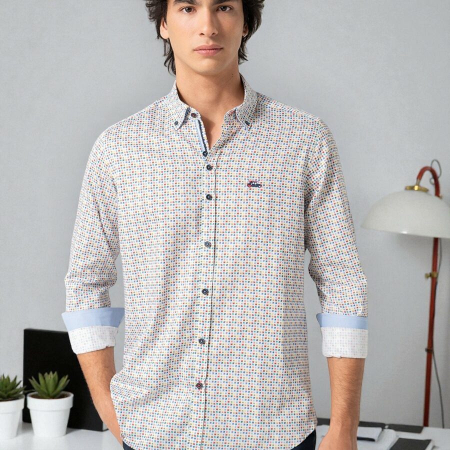 Camisa cuadritos colores