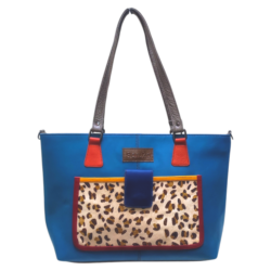 Bolso Animal print Azul