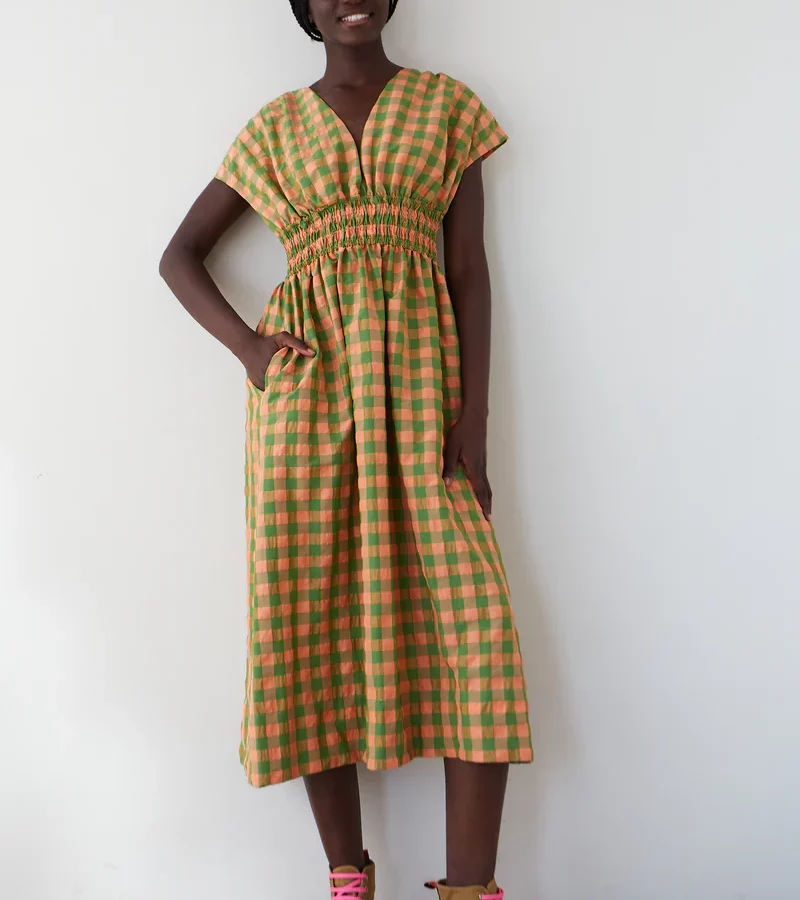 VESTIDO CARICIA NARANJA