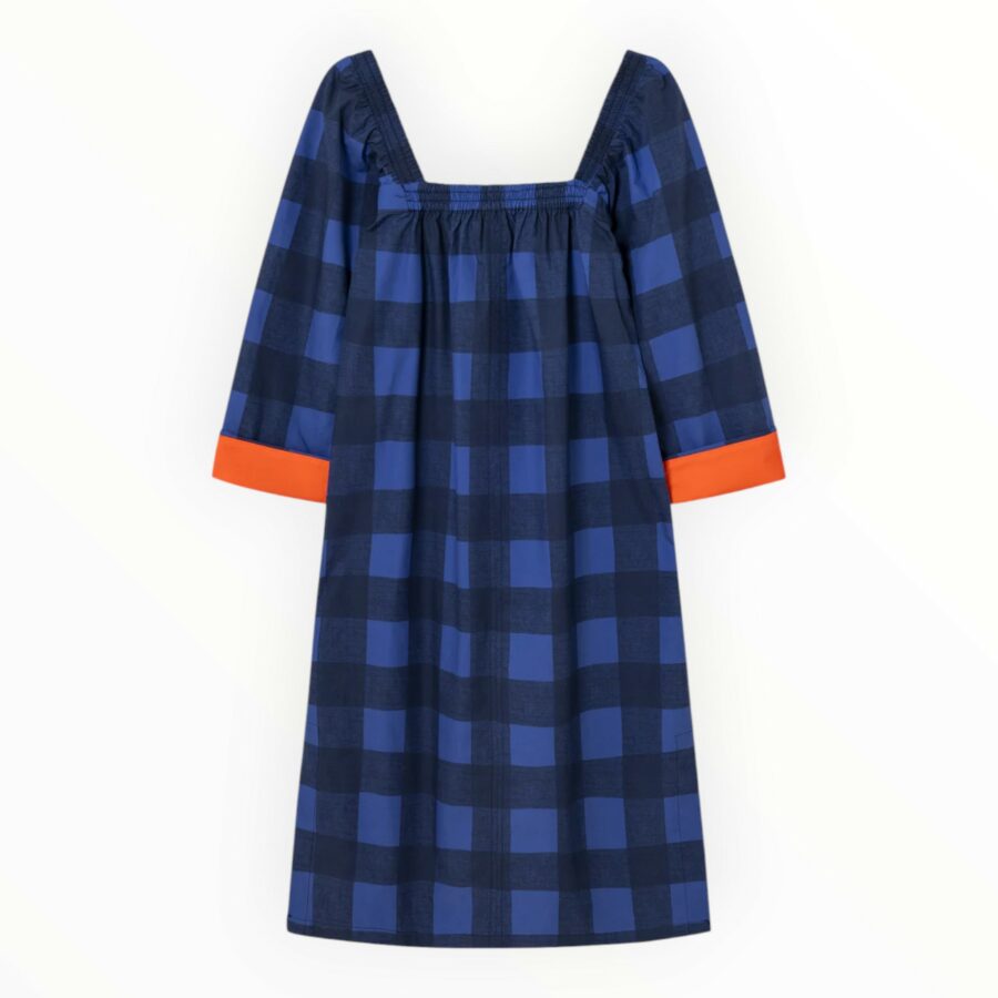 Vestido Sorbete Vichy Azul