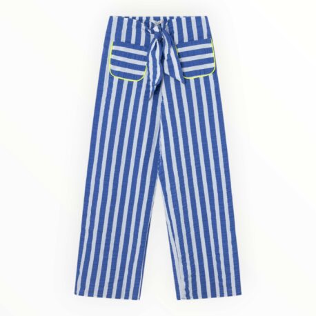 Pantalón Lazo Rayas Azul