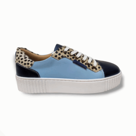 Sneaker Iris celeste