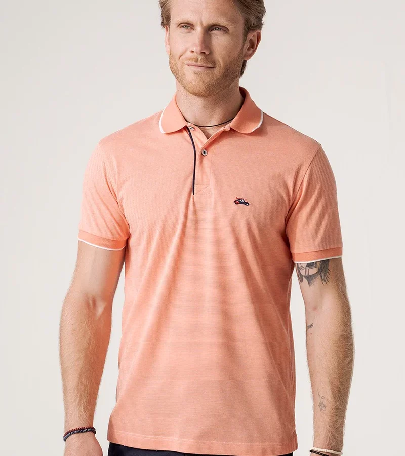POLO CUELLO CORAL