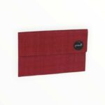 CARTERA MANO RAFIA ROJO