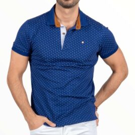 Polo micro estampado klein