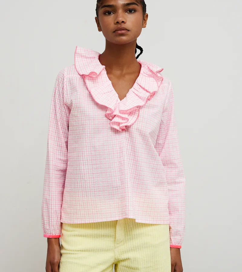 brigadoon camisa roat rosa