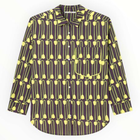 Camisa Boat Berenjena