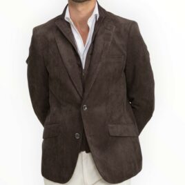 Chaqueta Pana Chocolate