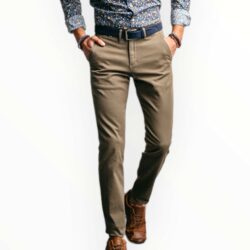 pantalon chino caqui