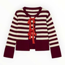 CARDIGAN TINTO VINO