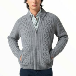 Chaqueta Gris cremallera