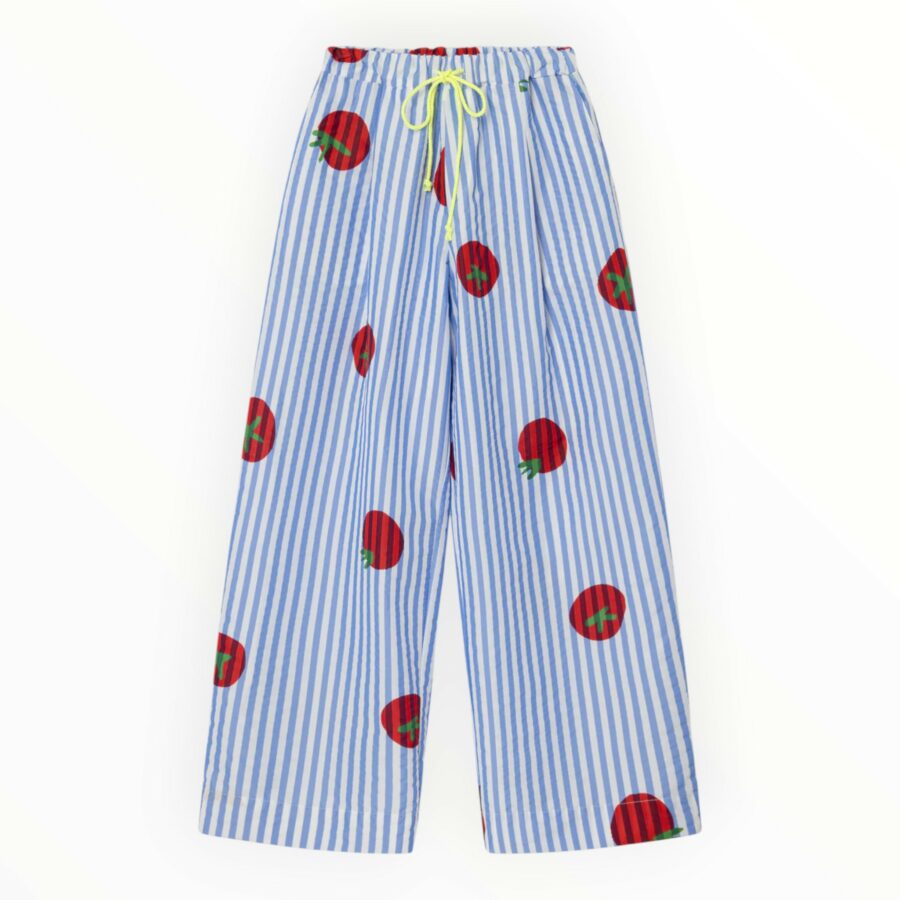 PANTALON TOMATES AZUL