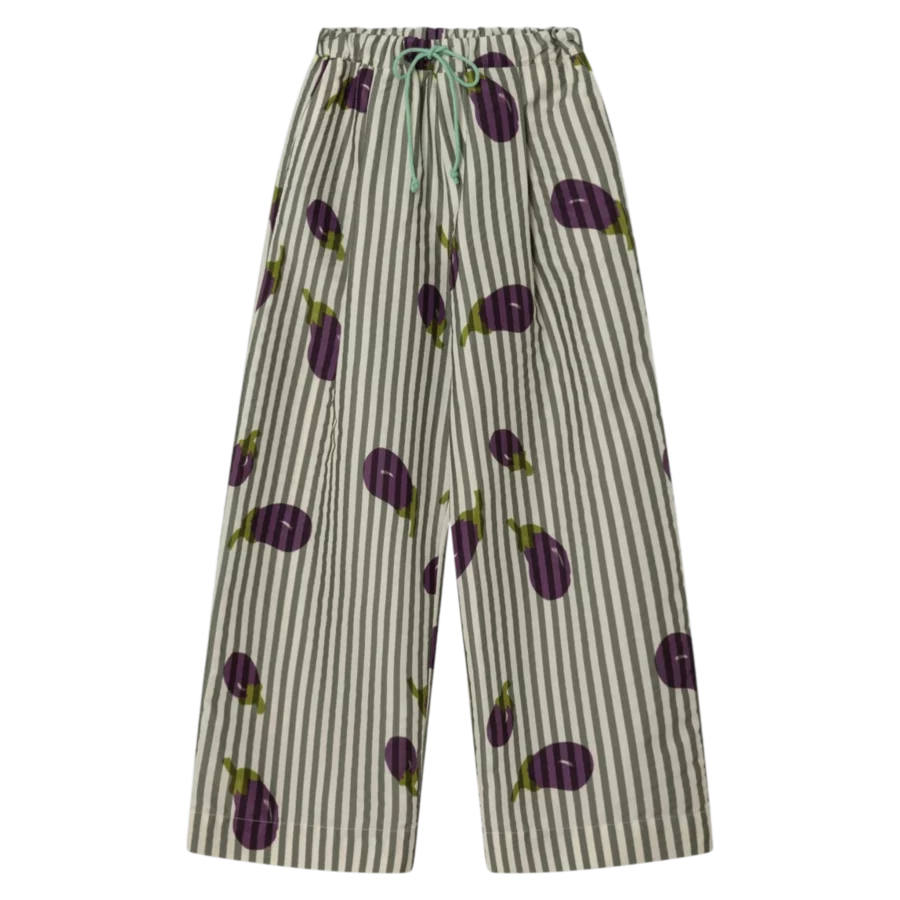 PANTALON BERENJENA CAQUI