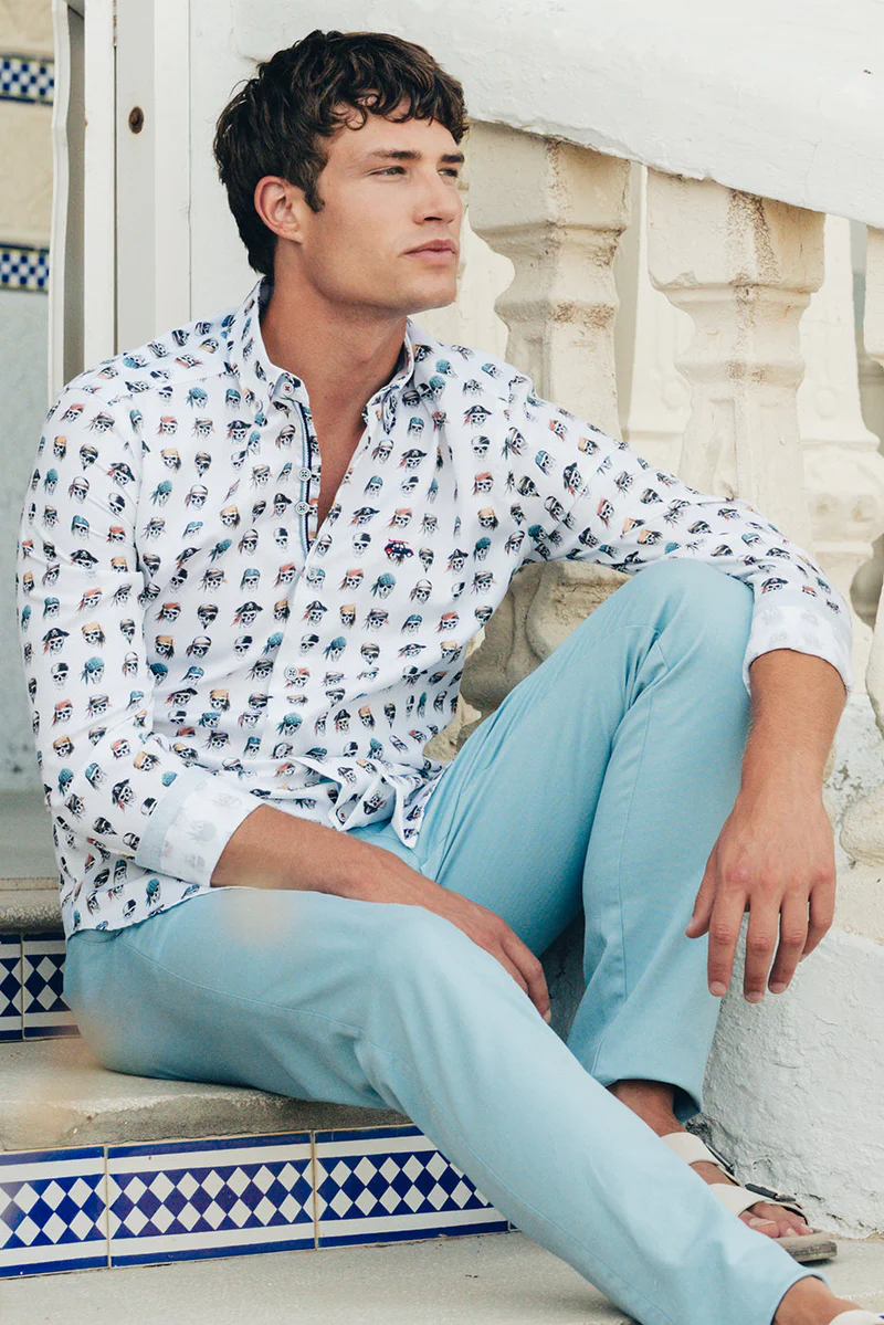 CAMISA CALAVERAS PIRATA