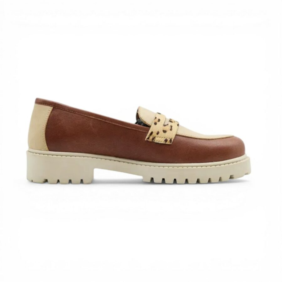 MOCASIN FLORA MARRÓN
