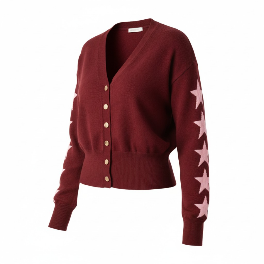 Cárdigan Megan Vino