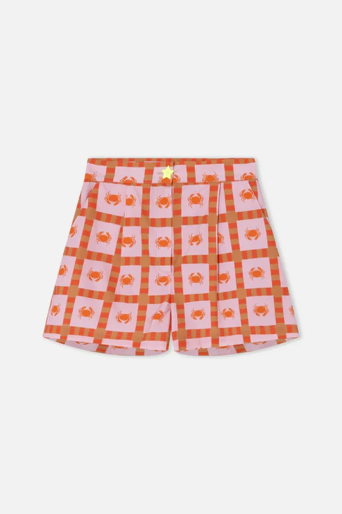 SHORT CANGREJOS ROSA