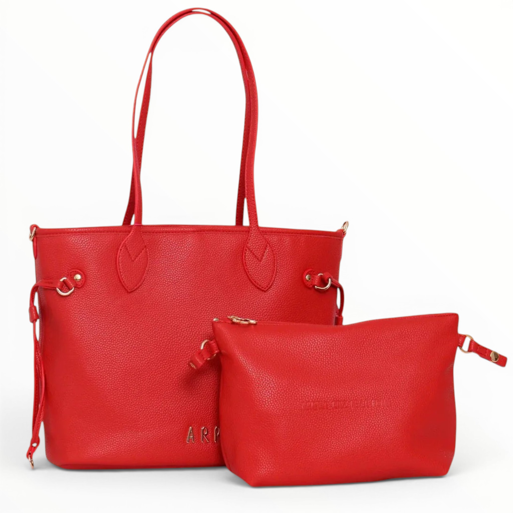 SHOPPER REVERSIBLE FLORES ROJO - Imagen 2