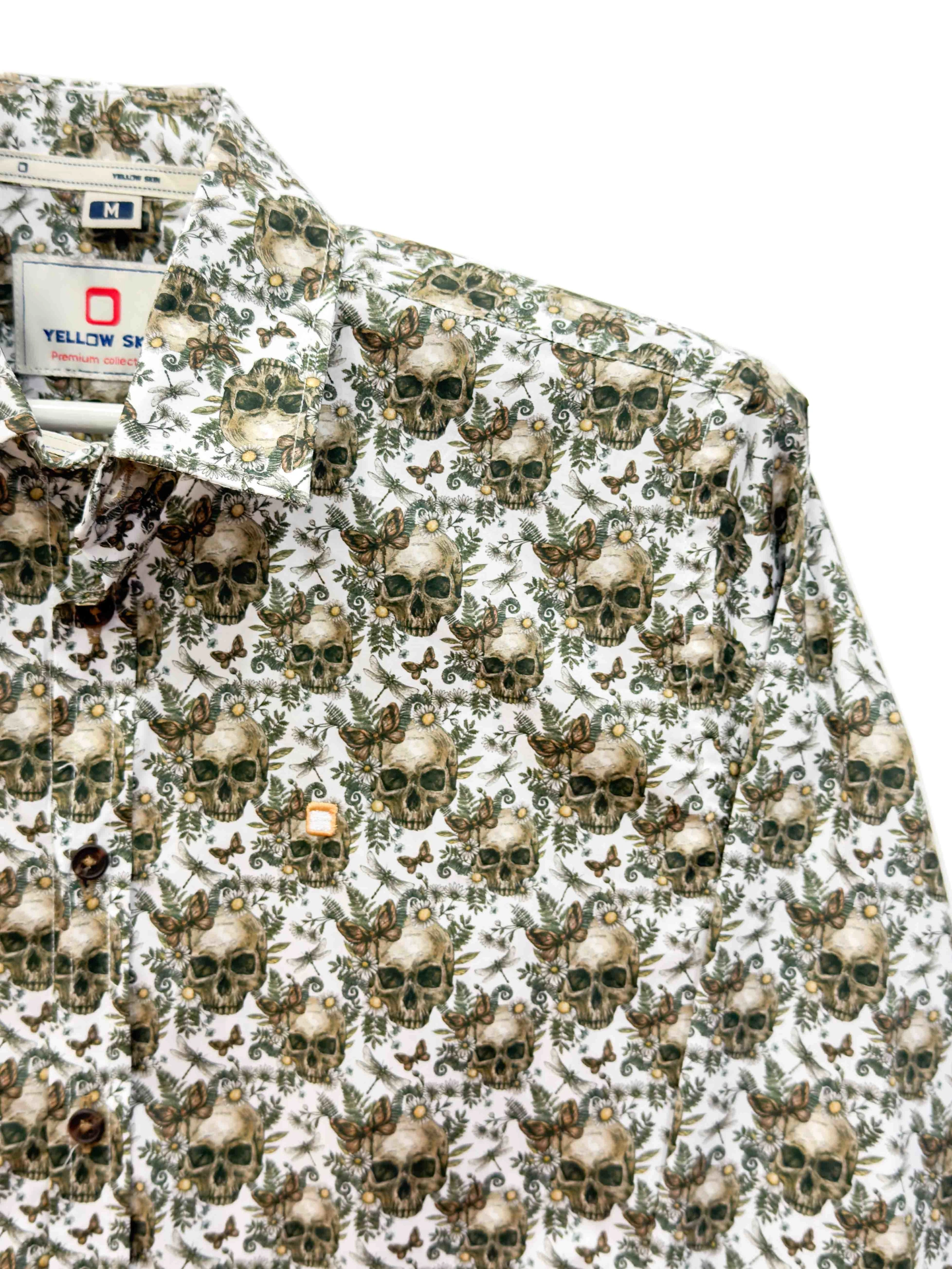 CAMISA SKULLS VERDE - Imagen 2