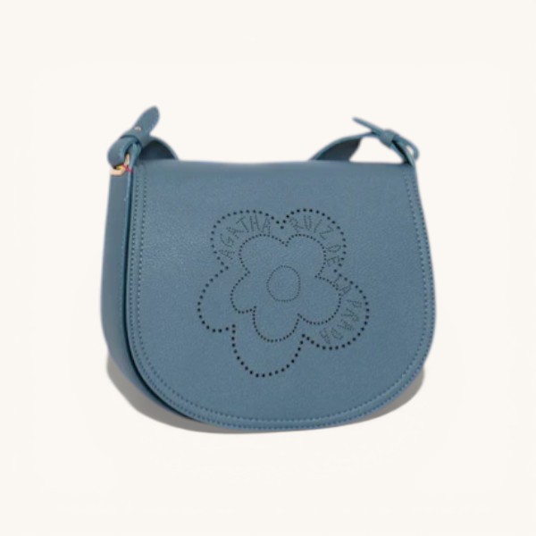 BANDOLERA FLOR AZUL