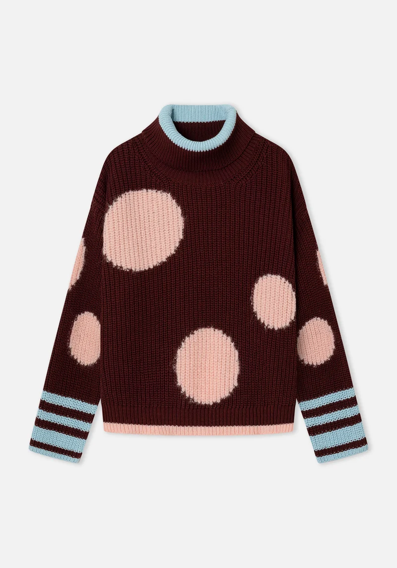 JERSEY BOMBON VINO - Imagen 2