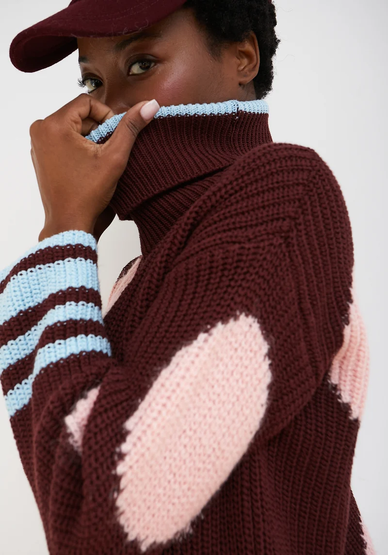 JERSEY BOMBON VINO - Imagen 3