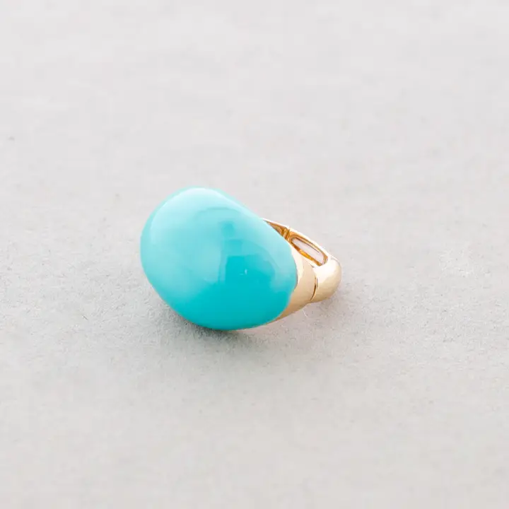 ANILLO ESMALTE TURQUESA