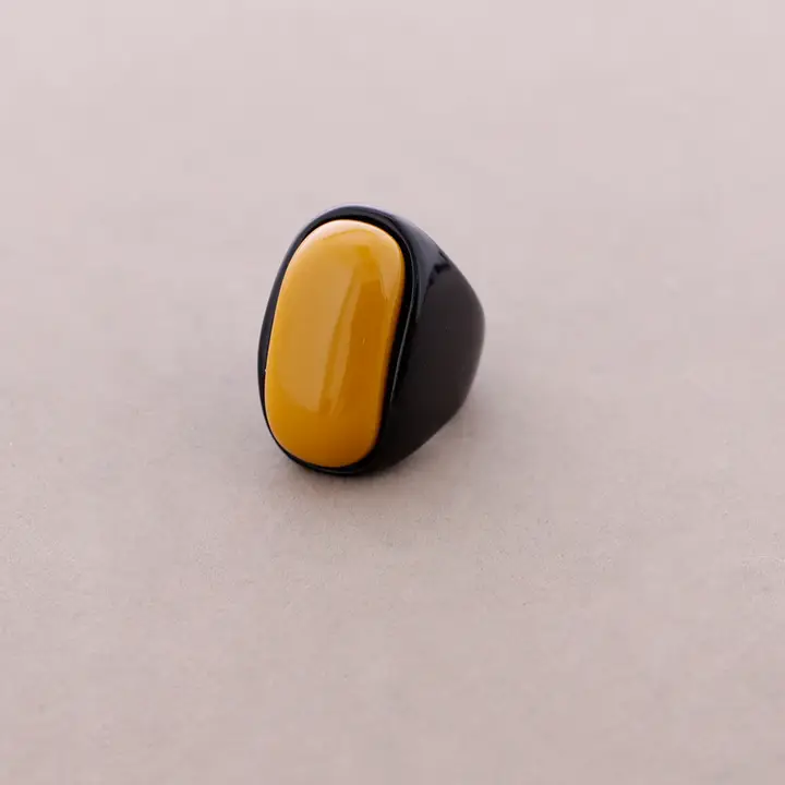 ANILLO FOLK MOSTAZA
