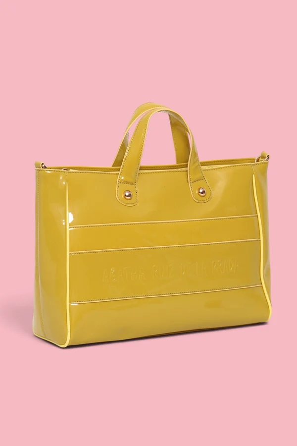 BOLSO TOTE CHAROL AMARILLO