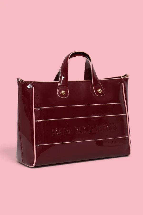 BOLSO TOTE CHAROL GRANATE