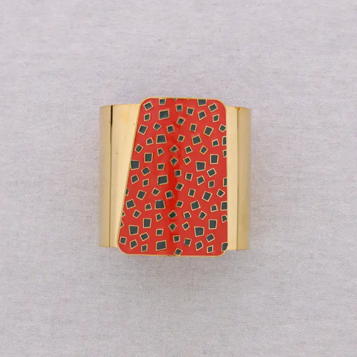 BRAZALETE ACERO ROJO