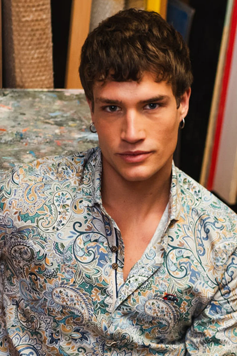 CAMISA PAISLEY RETRO - Imagen 2