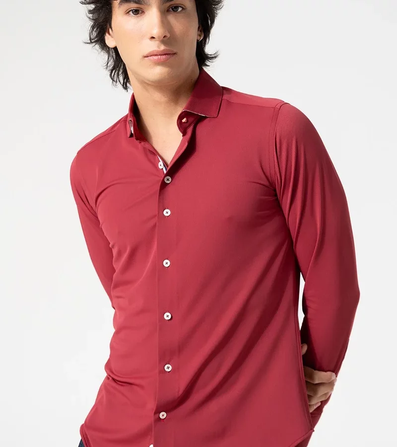 CAMISA TECNICA GRANATE