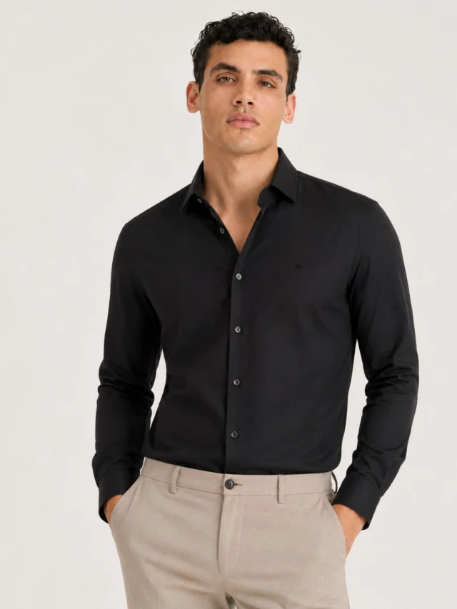 CAMISA TECNICA NEGRO