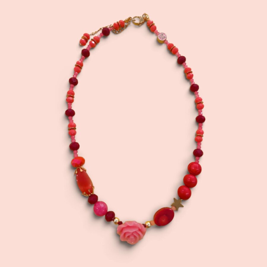 COLLAR ENTROPIA ROSA