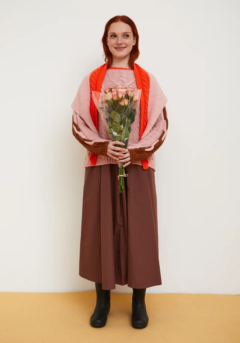 FALDA JALEO MARRÓN - Imagen 2
