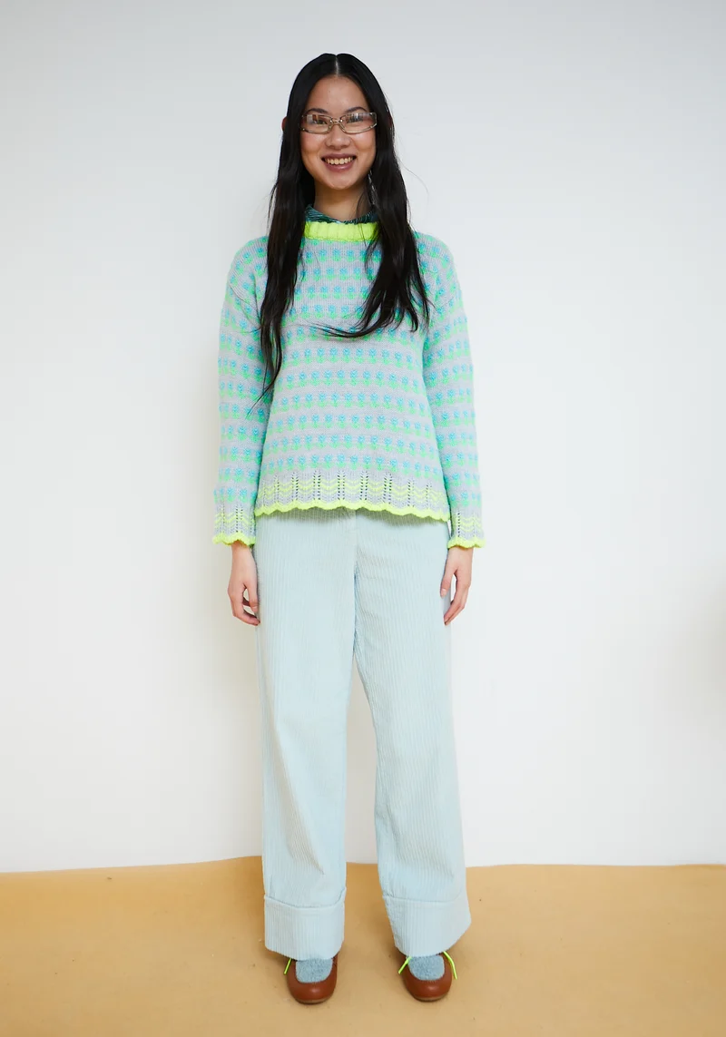 PANTALON PARCHIS AZUL - Imagen 3